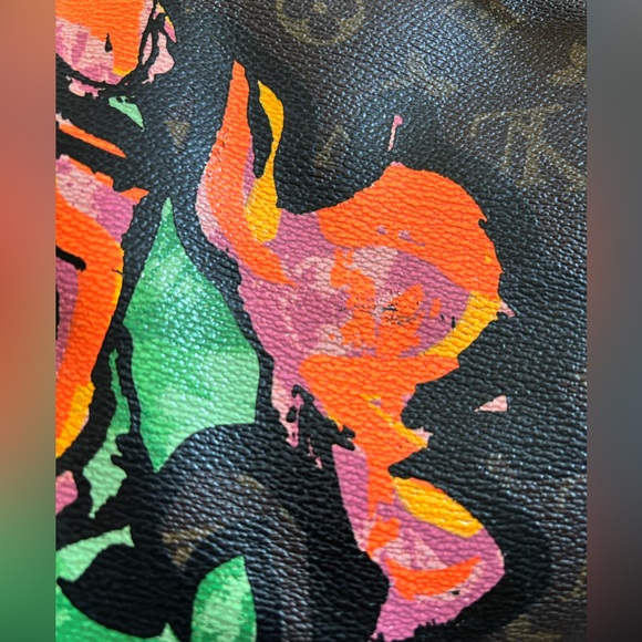 Louis Vuitton STEPHEN SPROUSE Monogram Limited edition Floral Speedy 30 - Picture 9 of 16